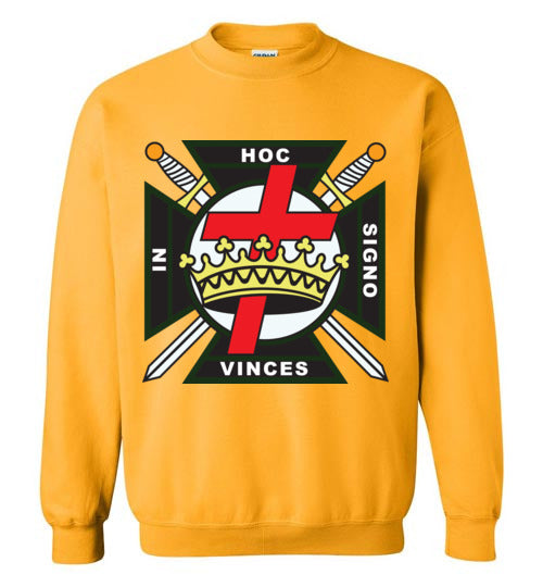 Knights Templar Green Sweatshirt