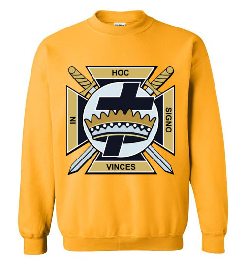Knights Templar Gold Sweatshirt