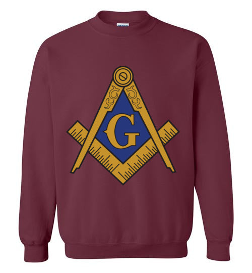 Master Mason Blue Gold Sweatshirt