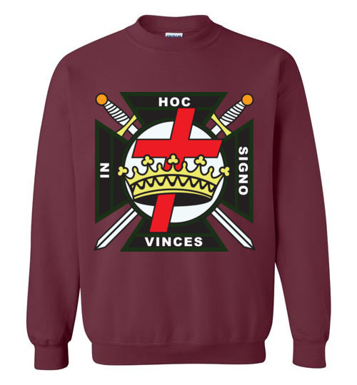 Knights Templar Green Sweatshirt