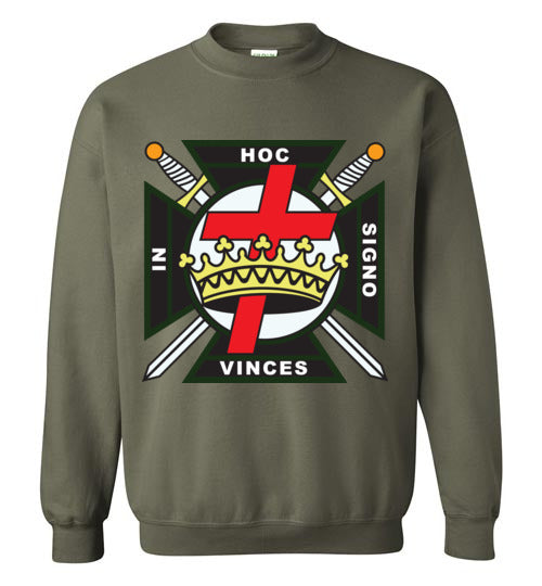 Knights Templar Green Sweatshirt