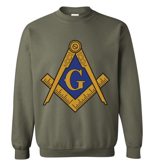 Master Mason Blue Gold Sweatshirt