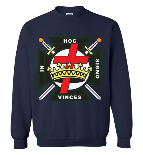 Knights Templar Green Sweatshirt