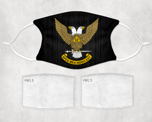 Scottish Rite 32nd Degree Mason Face Mask Adjust Filters Masonic 32 Facemask WU
