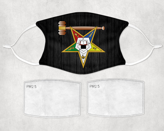 Past Worthy Matron Face Mask OES Adj Filters Order Eastern Star Facemask