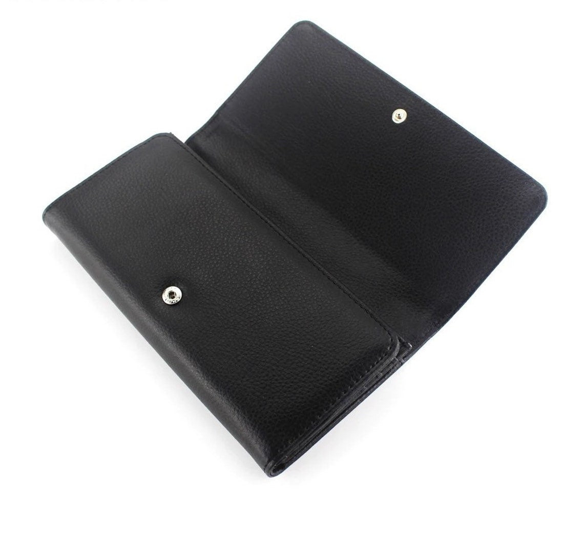 OES Peach Leather Trifold Wallet Order of the Eastern Star Handmade Purse