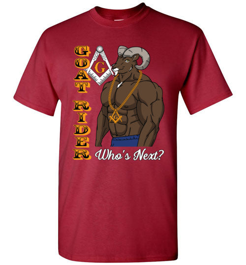 Goat Rider Who's Next Masonic T-Shirt