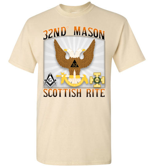 Scottish Rite 32nd Degree Mason Old Style Shirt Wings Up