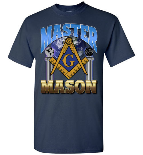 Master Mason Pillars Blue Lodge Shirt