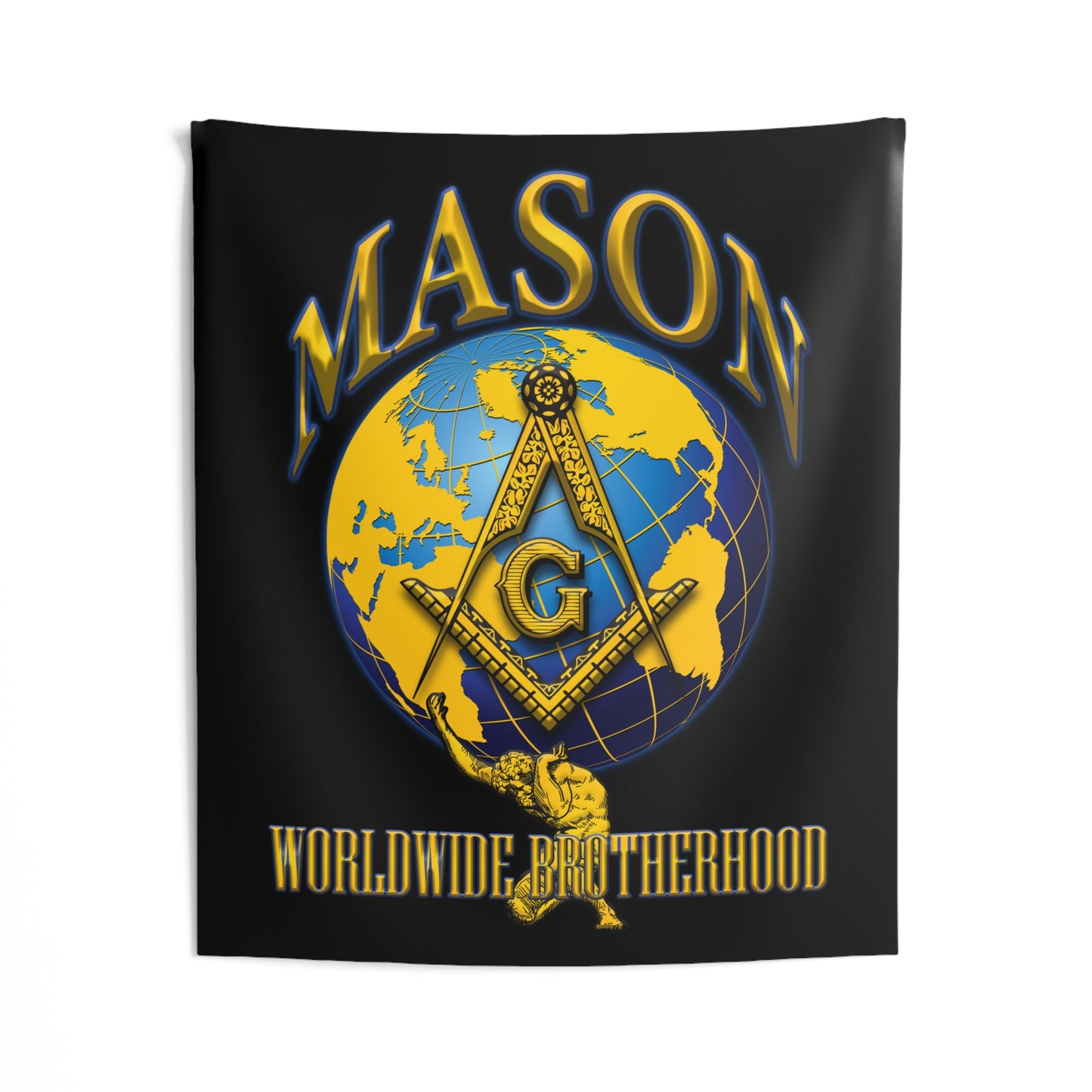 Mason Worldwide Brotherhood Indoor Wall Tapestry