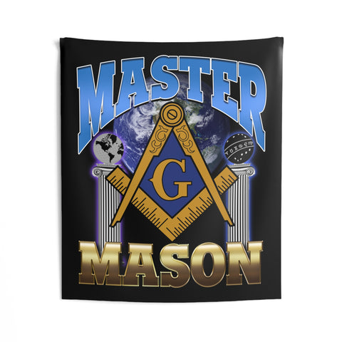 Master Mason Bootleg Style Indoor Wall Tapestry