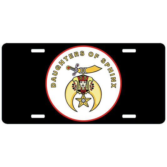 Daughters of Sphinx License Plate OES Tag