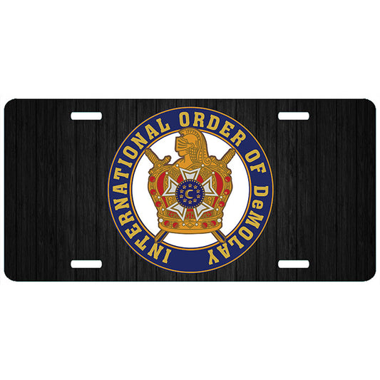 International Order of DeMolay License Plate Masonic Tag
