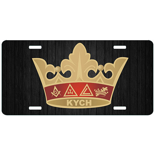 Knights York Cross of Honour KYCH License Plate Tag