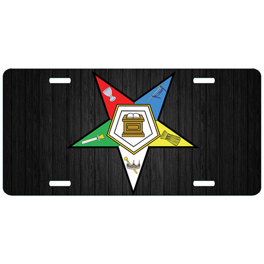 Order of the Eastern Star License Plate Tag No FATAL OES