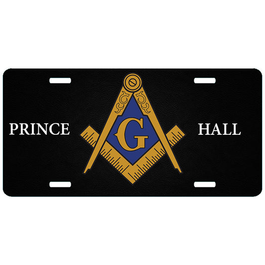 Masonic Prince Hall Whip License Plate PHA