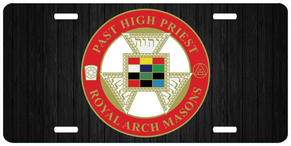 Past High Priest Royal Arch Masons License Plate Tag