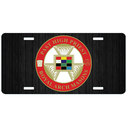 Past High Priest Royal Arch Masons License Plate Tag