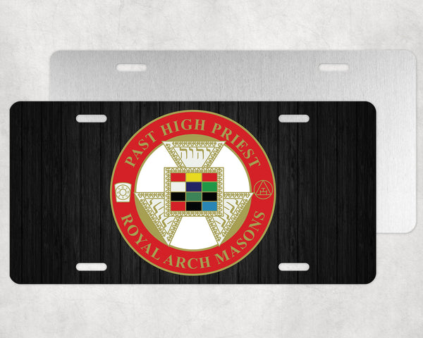 Past High Priest Royal Arch Masons License Plate Tag