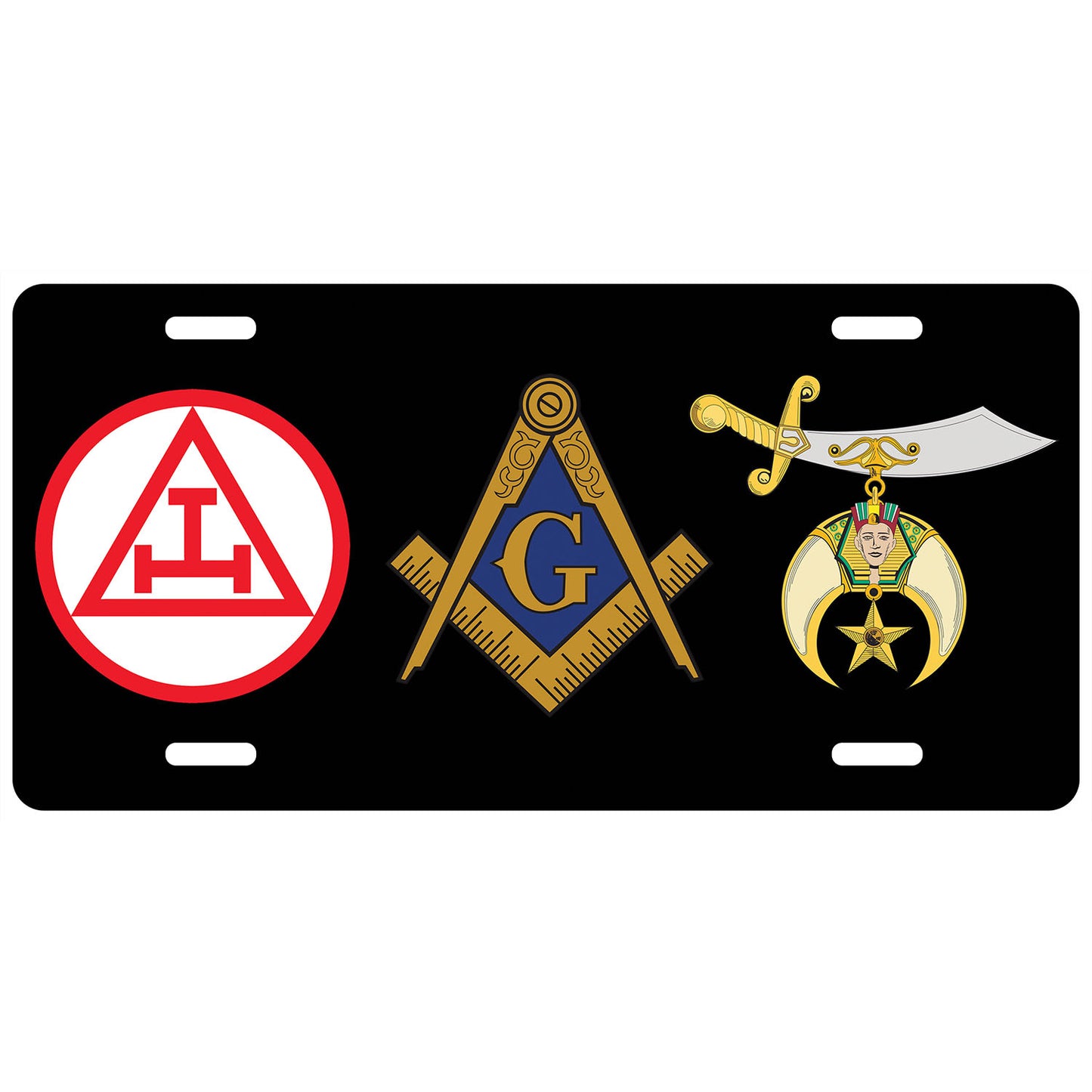 Royal Arch Masonic Shrine License Plate