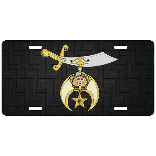 Shriners Classic License Plate Tag