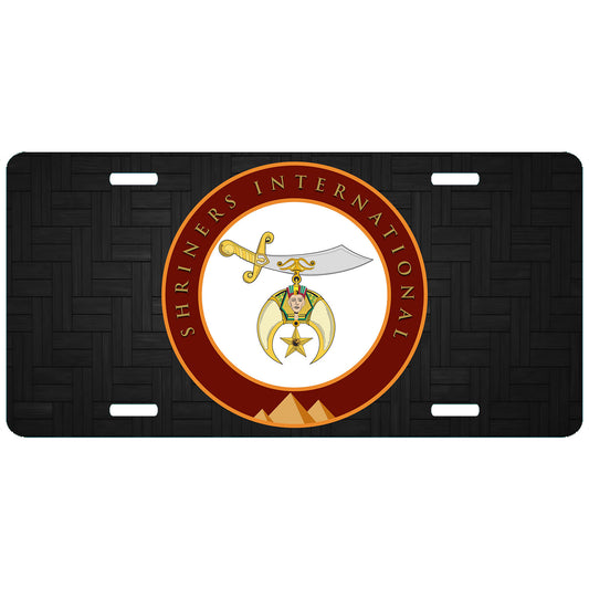 Shriners International License Plate Tag