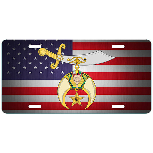 American Shriner USA Shrine License Plate