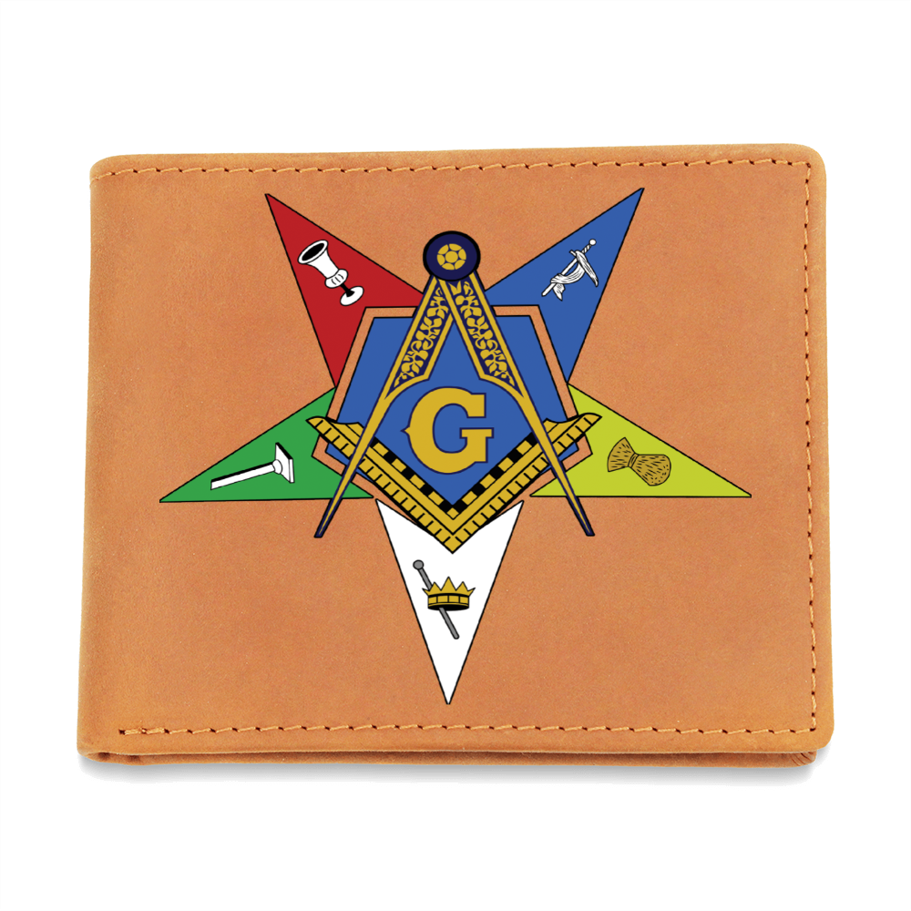 Worthy Patron Mason Cowhide Leather Wallet OES