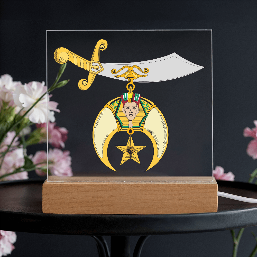 Shriner Square Acrylic Plaque