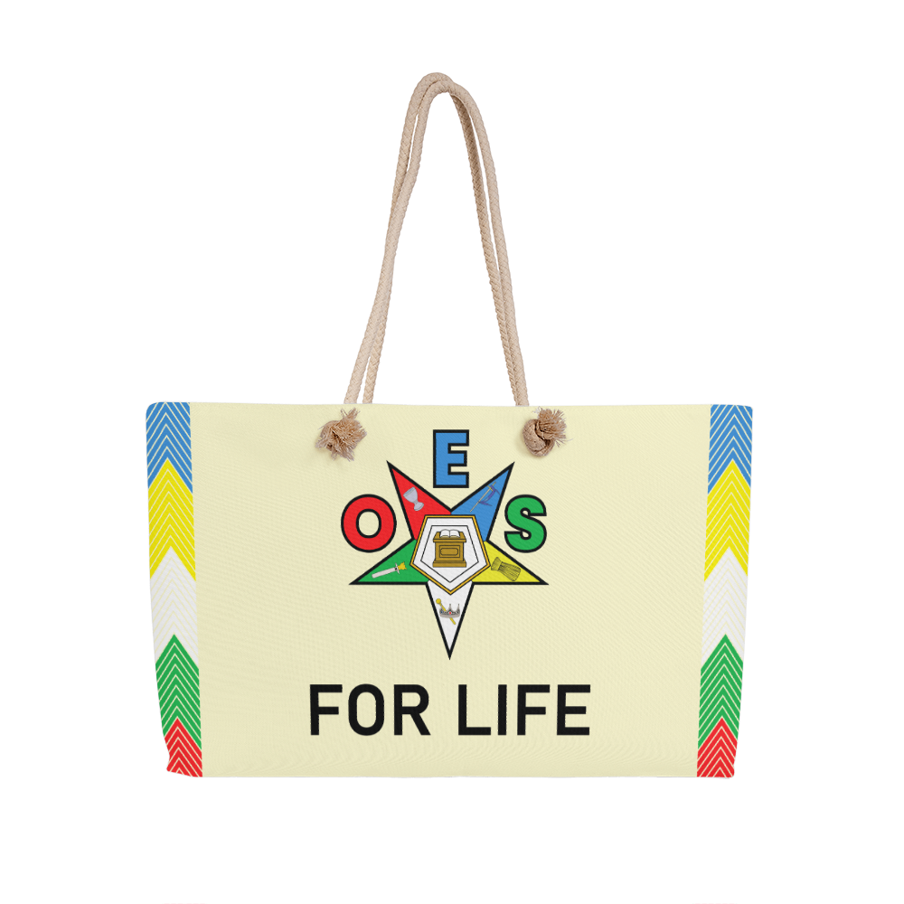 Order of the Eastern Star OES Weekender Tote Bag