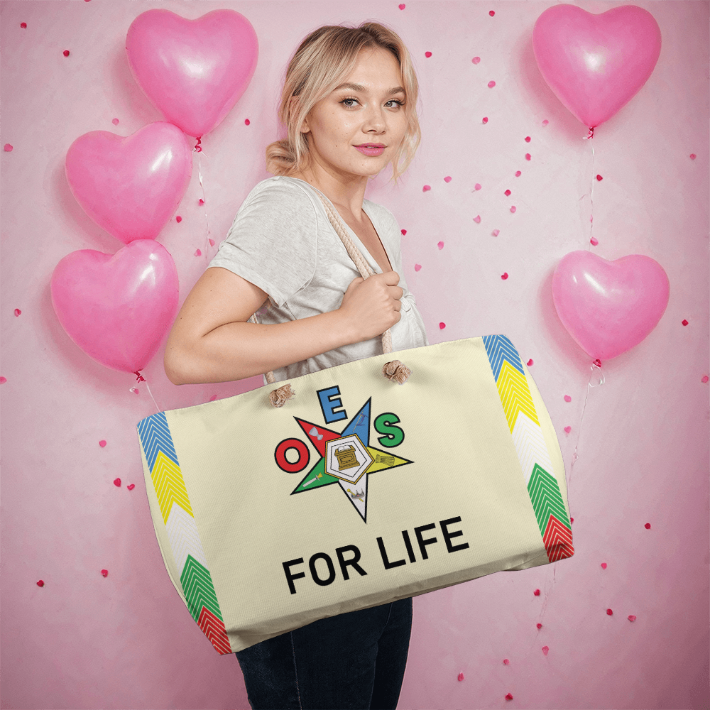 Order of the Eastern Star OES Weekender Tote Bag