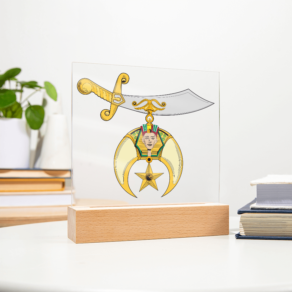 Shriner Square Acrylic Plaque