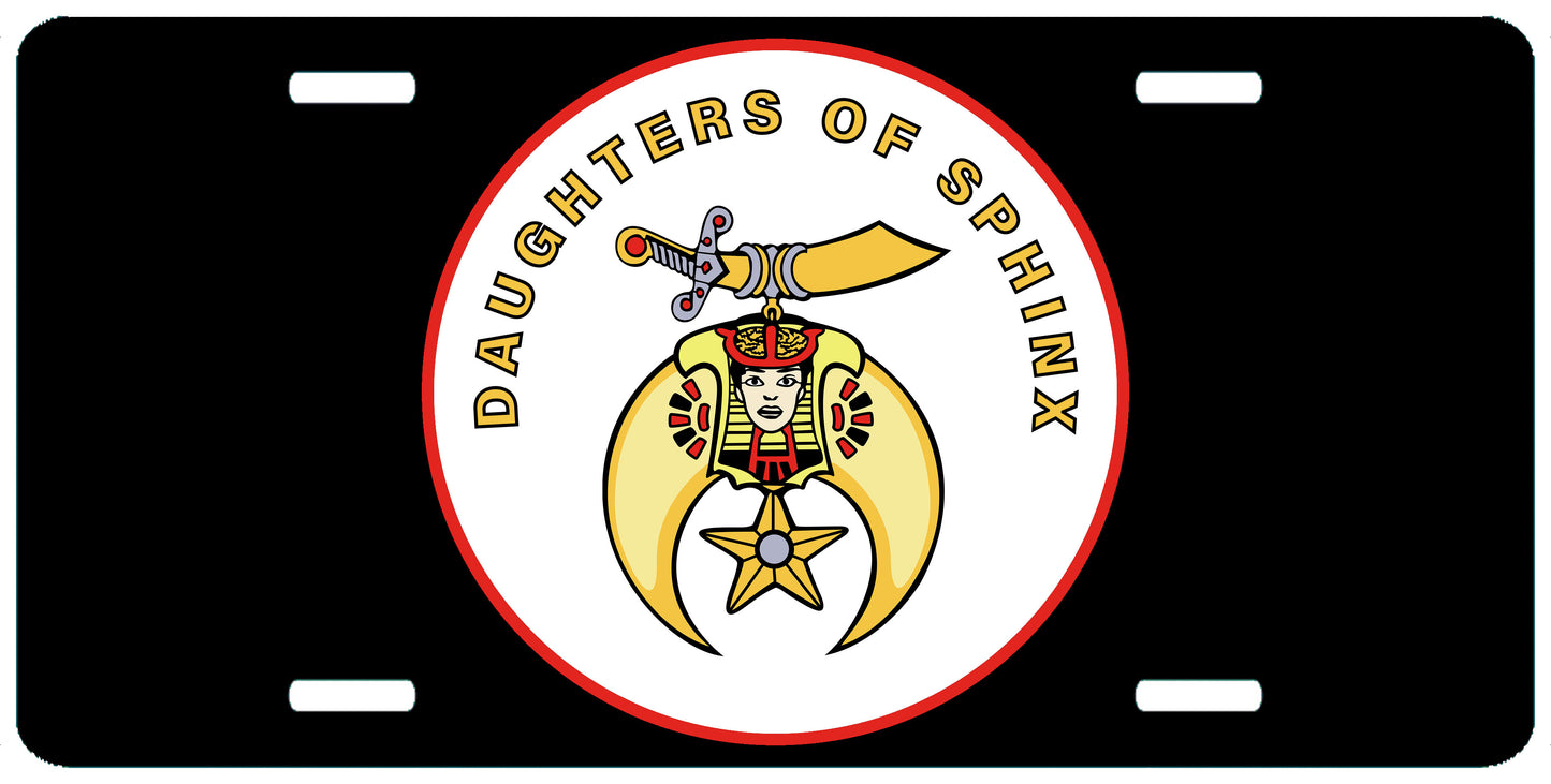 Daughters of Sphinx License Plate OES Tag