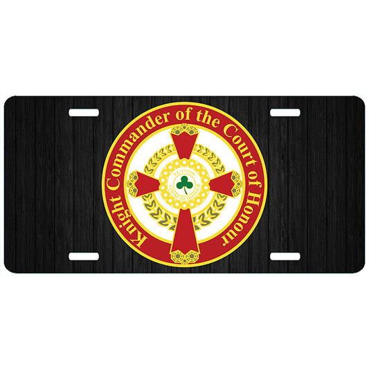 Knight Commander of the Court of Honour License Plate Tag