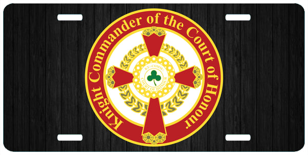 Knight Commander of the Court of Honour License Plate Tag