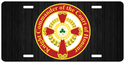 Knight Commander of the Court of Honour License Plate Tag