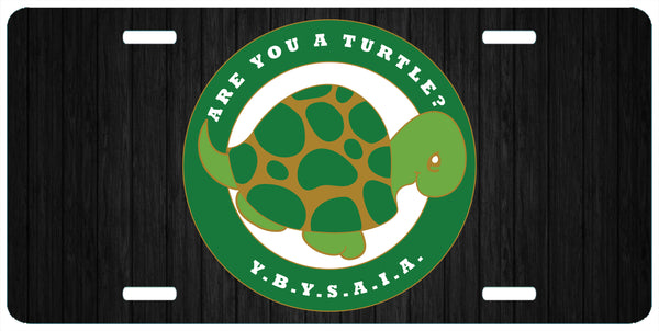 Are You A Turtle YBYSAIA License Plate Tag Ancient Honorable Order Pond Masonic Auto Car