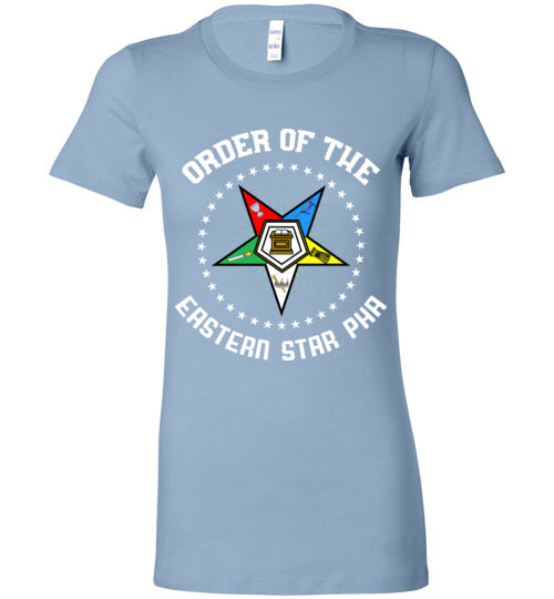 Order of the Eastern Star PHA Bella Ladies Cut T Shirt