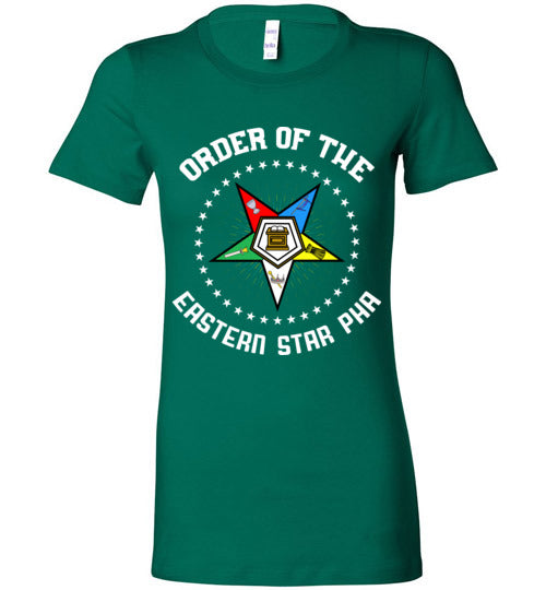 Order of the Eastern Star PHA Bella Ladies Cut T Shirt