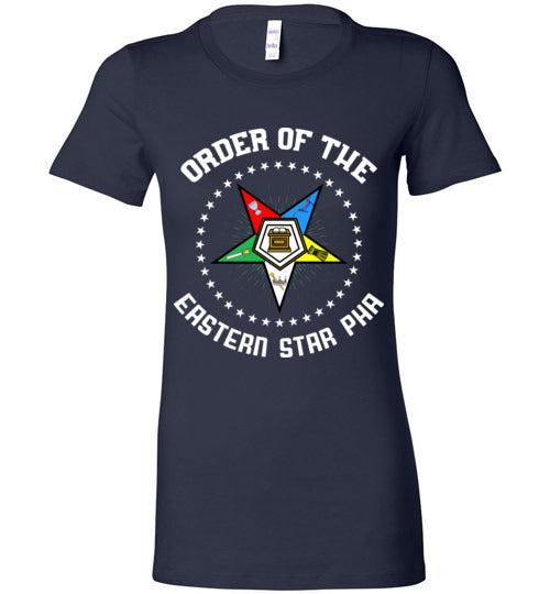 Order of the Eastern Star PHA Bella Ladies Cut T Shirt