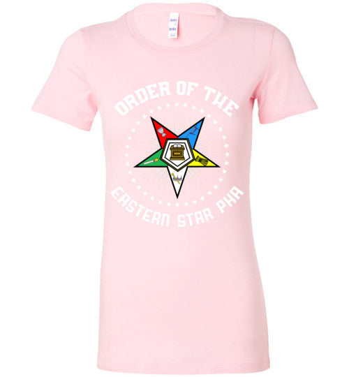 Order of the Eastern Star PHA Bella Ladies Cut T Shirt