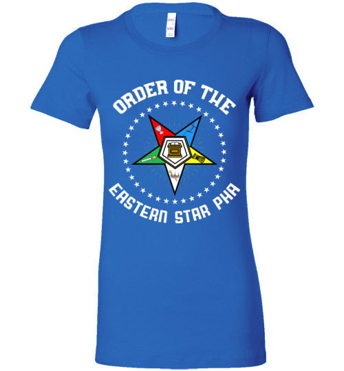 Order of the Eastern Star PHA Bella Ladies Cut T Shirt