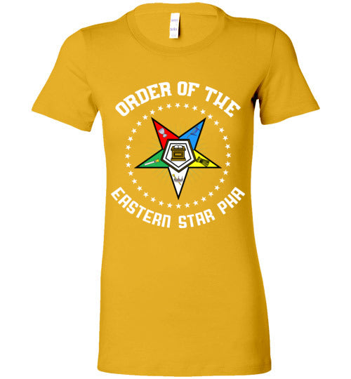 Order of the Eastern Star PHA Bella Ladies Cut T Shirt