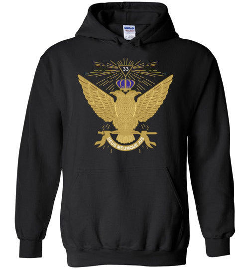 Scottish Rite 33rd Degree Mason Hoodie Masonic 33 WU