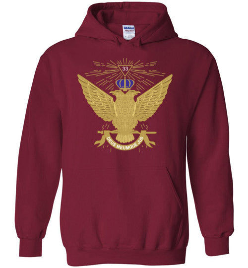 Scottish Rite 33rd Degree Mason Hoodie Masonic 33 WU