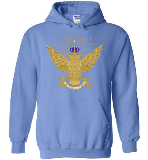 Scottish Rite 33rd Degree Mason Hoodie Masonic 33 WU