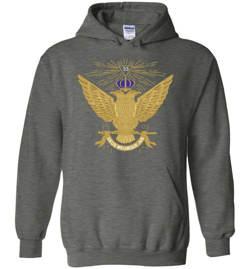 Scottish Rite 33rd Degree Mason Hoodie Masonic 33 WU