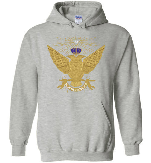 Scottish Rite 33rd Degree Mason Hoodie Masonic 33 WU