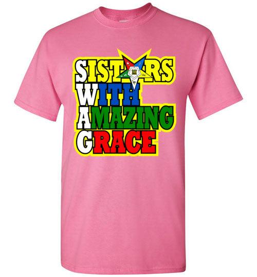 Sisters With Amazing Grace OES T Shirt Eastern Star Tee