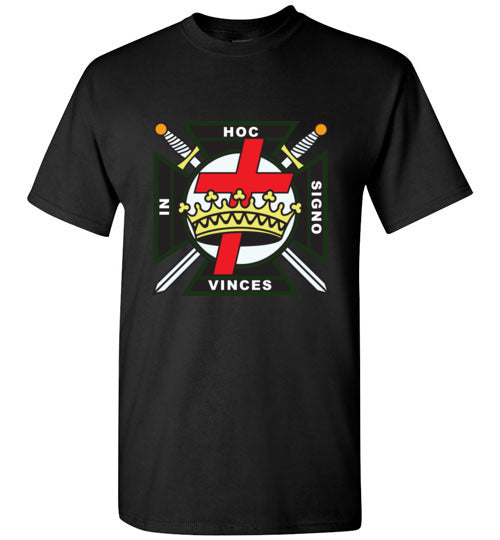 Knights Templar Green T Shirt